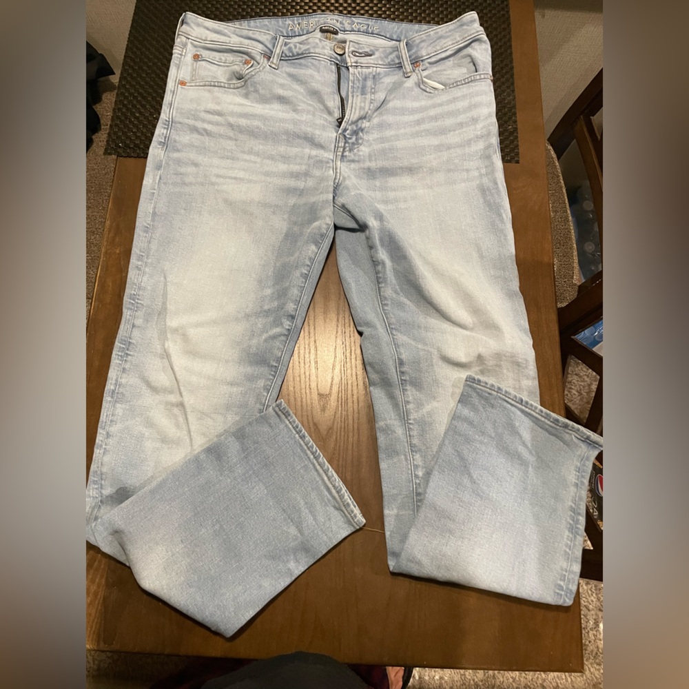 36x32 American Eagle Slim Straight Jeans